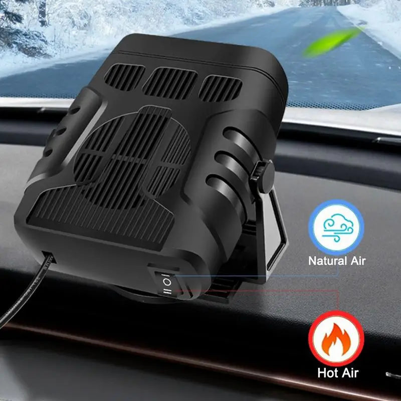 NOVO Aquecedor de carro 12V/24V Aquecedor de carro portátil Ventilador 2IN1